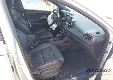 2018 Hyundai Elantra Gt Sport from USA, damaged, VIN KMHH55LC7JU043165